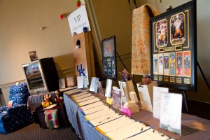 Silent Auction Tables