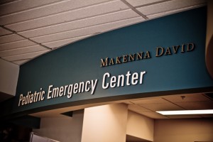 Makenna David Pediatric Emergency Center interior. Photo courtesy of Amber Schmidt.